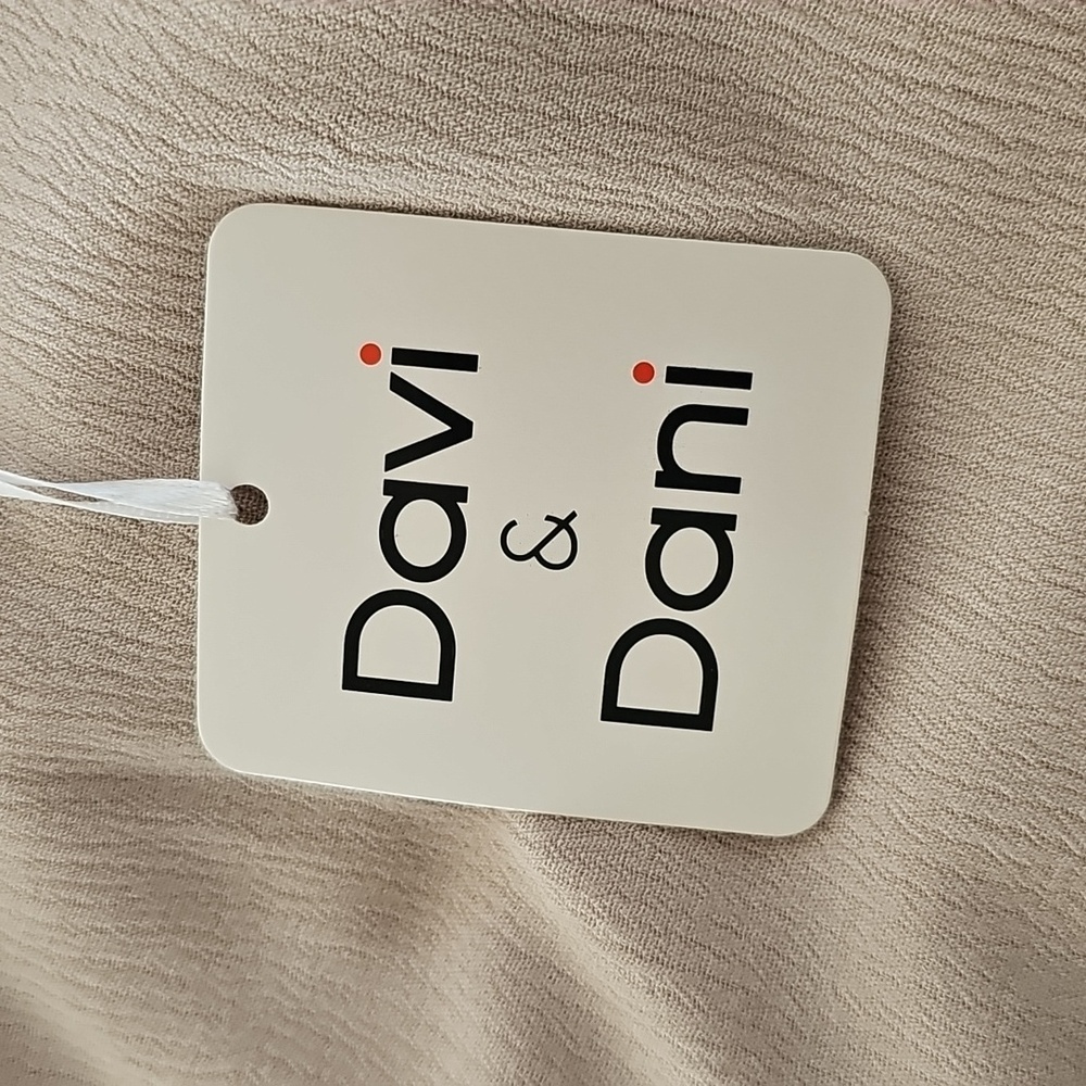 NWT DAVI & DANI Purple Floral Boho Top Size M Hippie Patchwork Cottagecore - Picture 3 of 4